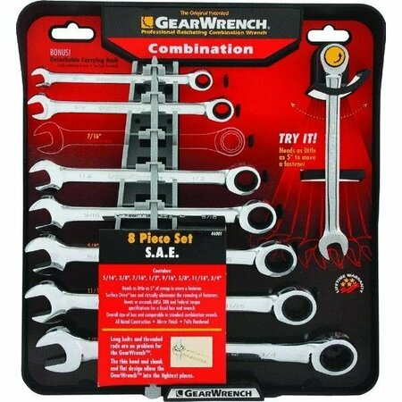 DO IT BEST 8-Piece Gear Wrench Set 9595